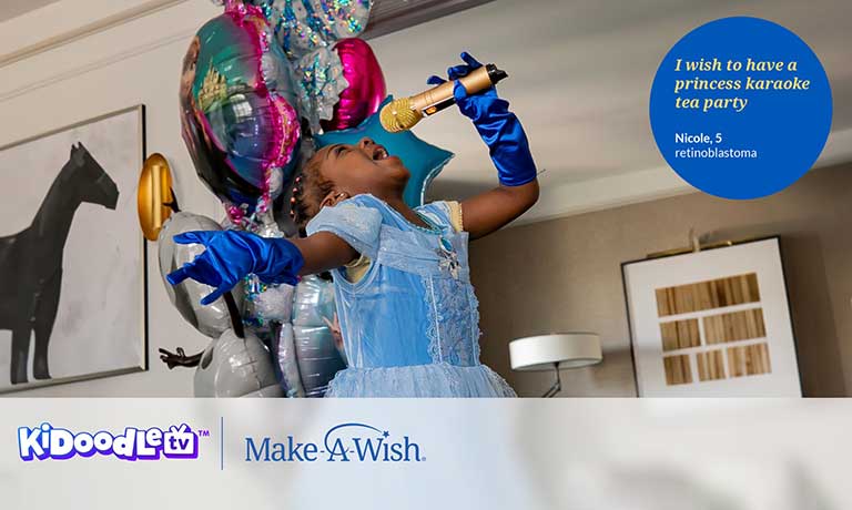 Kidoodle.TV Supports Make-A-Wish(R) Metro New York and Western New York in Unprecedented 'Wish A Week for a Year' Program