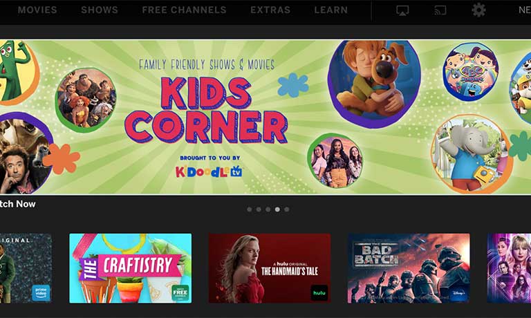 Vizio and kidoodle.TV® unveil "Kids Corner"